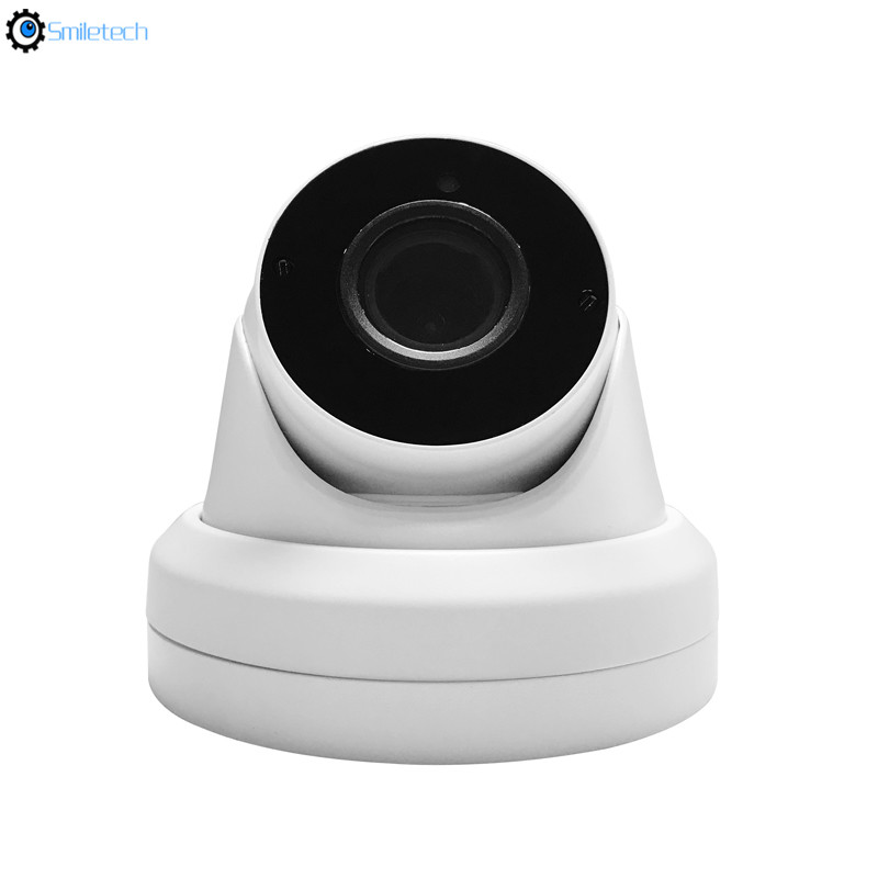 H.265 indoor network POE 5.0MP 30m IR distance 2.8-12mm motorized lens surveillance bullet camera