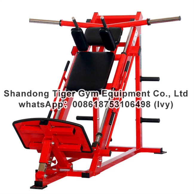 Strength Fitness Equipment / plate loaded gym fitness equipment / Hack squat (wide angle)