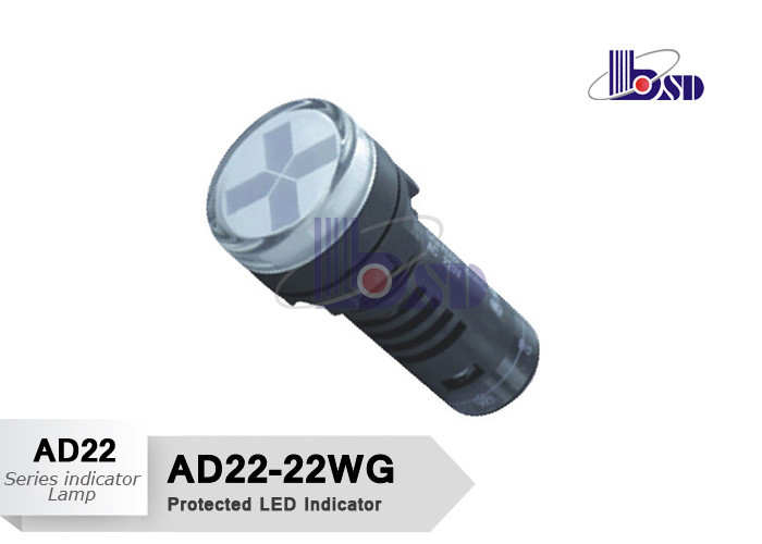 White Protected Led Indicator Lamp High Brightness CCC CE Certification