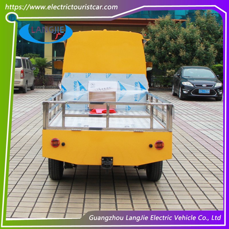 2 Seats Hotel Buggy Car AC Motor Electric Luggage Cart 48V Battery Powered for park