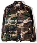 Custom high quality blank 100% polyester mens coaches jacket