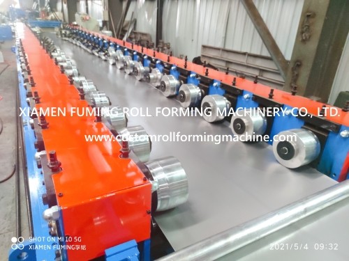 Shelving Storage Rack Roll Forming Machine 11KW For Galvanized Steel