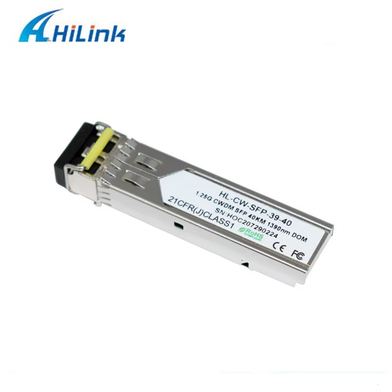 China Factory 1000Base 1.25G SFP Dual LC Connector CWDM 40KM LC 1270-1610nm Optical Transceiver Fiber Optic Equipment