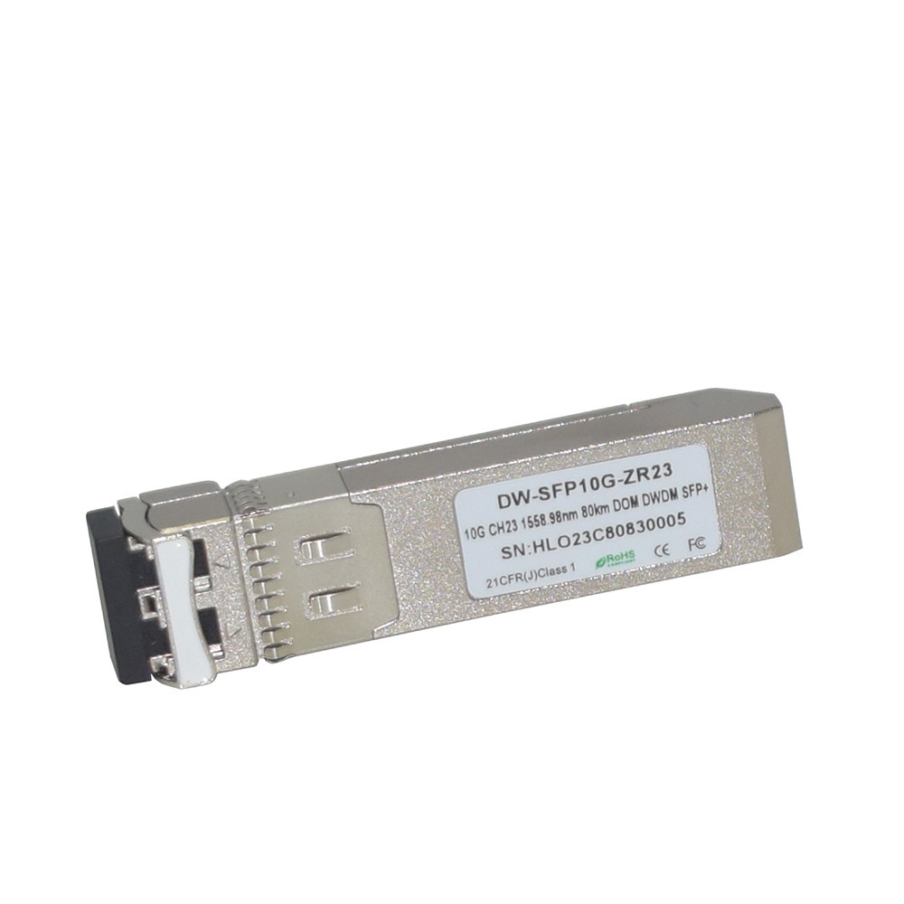 C20~C61 80km DDM 10G DWDM SFP+ Fiber Optic Transceiver