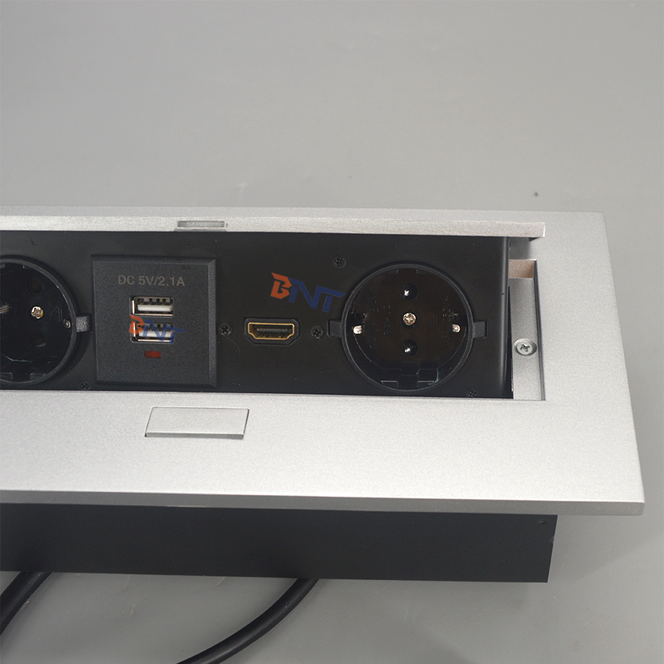 BNT furniture office electric tabletop power outlet switch socket