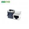 Buy cheap Gigabit PBT 8 Pin Rj45 Connector Single Port Without LED Brass Shield from wholesalers