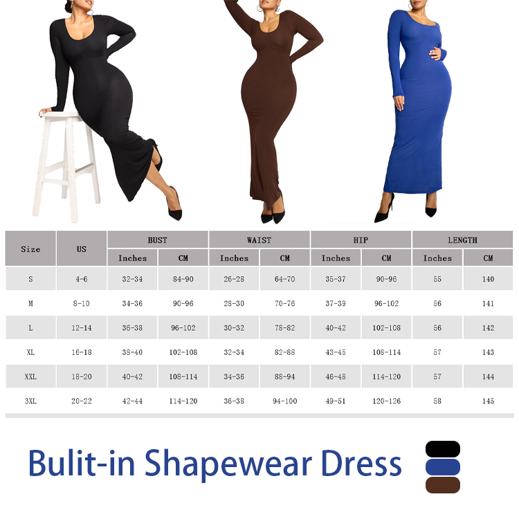 Shipping DHL EMS UPS FEDEX by Sea by Air Hexin Custom Logo Shapewear for Bodycon Dress