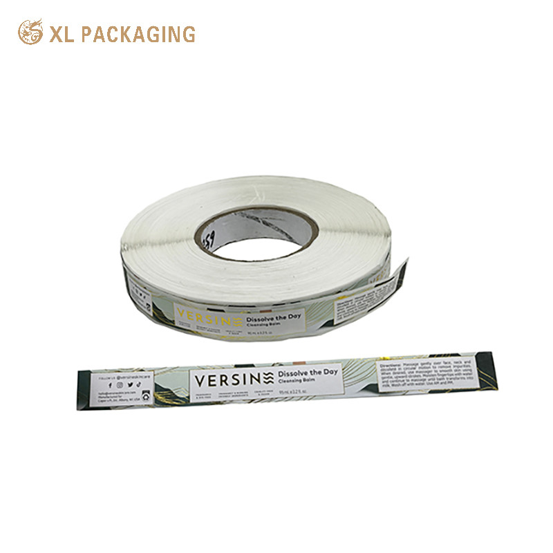 Waterproof Double Sided Paper Sticker Label For Water Bottle Packaging Customized