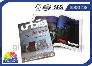 Quality Professional Glossy Magazine / Brochure Printing Service With Art Paper Or Fancy Paper for sale