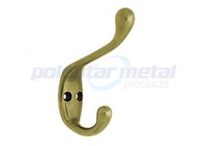 China 3-11/16 Antique Brass Door Hardware Accessories Coat Hat Hooks For Wall on sale