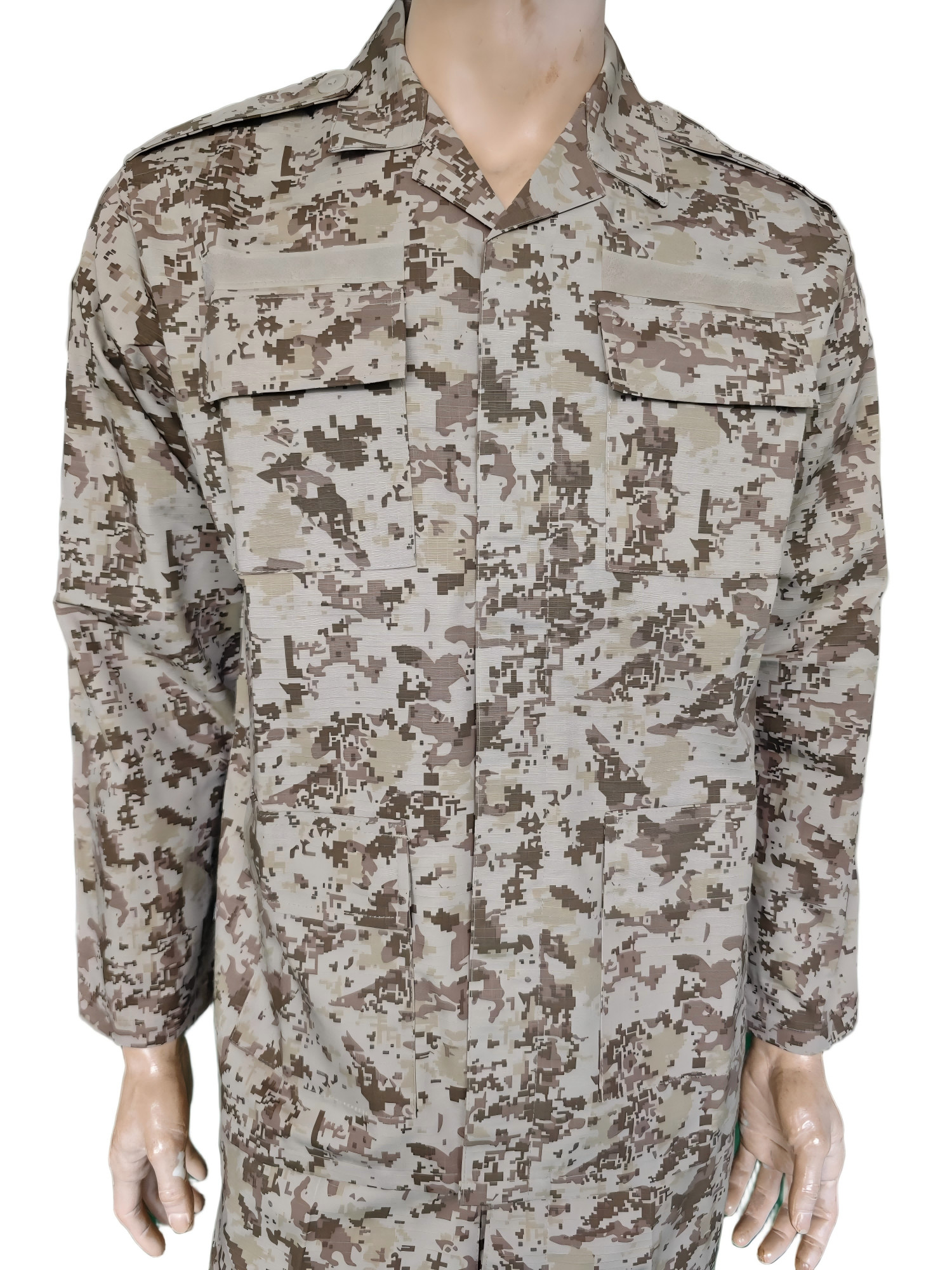 BDU Desert Digital Camo Uniform Set ndash 10 Strategic Pockets for Functionality in Desert Training Environments