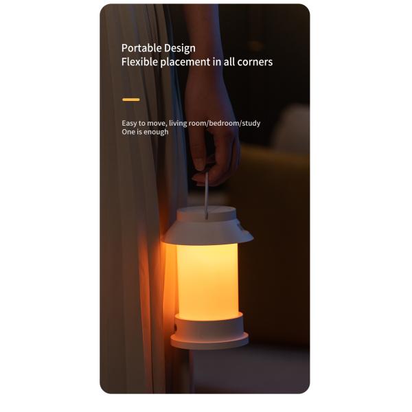 400ml USB Wireless Creative Design Portable Camping Lantern Shape Diffuser Hanging Type Outdoor Cool Mist Humidifier