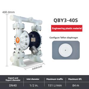 Polypropylene Pneumatic Diaphragm Dosing Pump for Engineering QBK-40PP