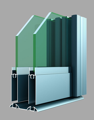 Powder Coated Aluminium Extrusion Profile For Ukraine Market With Low Price