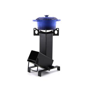 China Patio Heater ISO9001 Wood Burning Rocket Stove Camping Height 17.5 Charcoal on sale