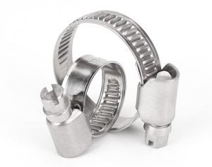 China Customize Support Standard Size Stainless Steel Worm Gear Hose Clamps for Water Pipes on sale