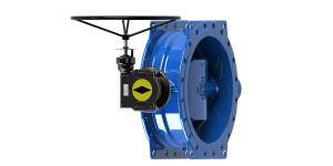Quality AWWA C504 Double Flanged Eccentric Butterfly Valve SS316 Coated Disc for sale