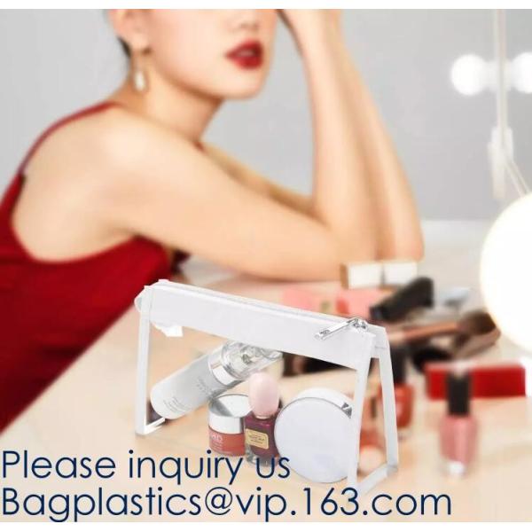 Color Zip Lock Clear Frosted White EVA Wet Bikini Bag,BACKPACK COSMETIC BAG WAIST BAG WALLET CLUTCH BAG CROSS-BODY BAG U