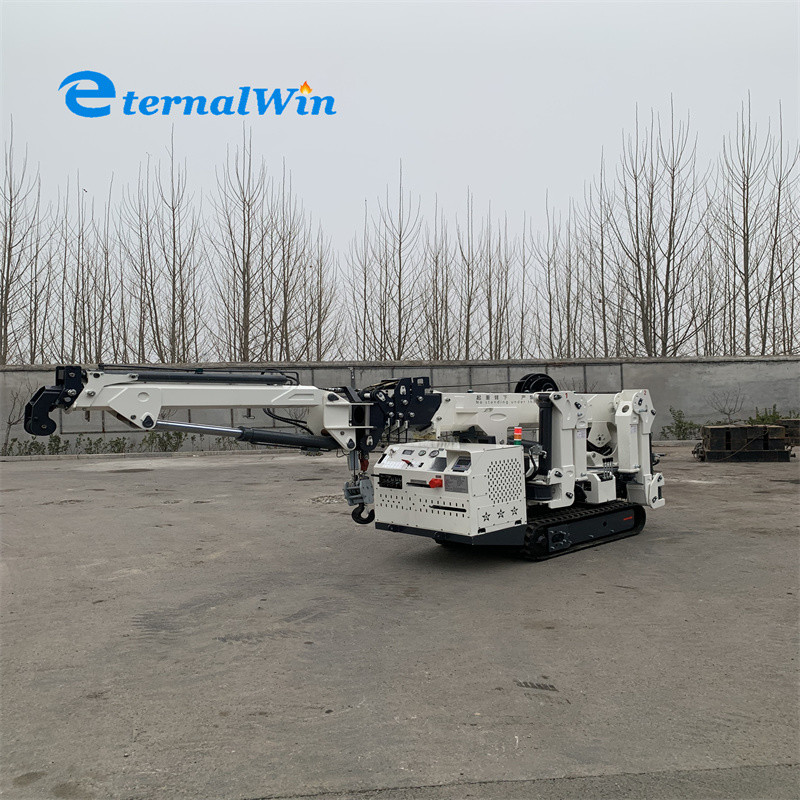 CE EPA EURO Electric Spider Crane Portable Lifting Crane Machine Build 3 Ton Crawler 2t 3t 5t 8t Mini Spider Crane
