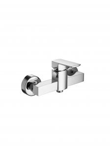 China Stylish Wall Mounted Bath Shower Mixer Tap Polished Bathroom Shower Faucets on sale