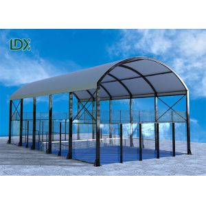 China Premium Padel Court Roof Canopy for Professional Sports Facilities on sale