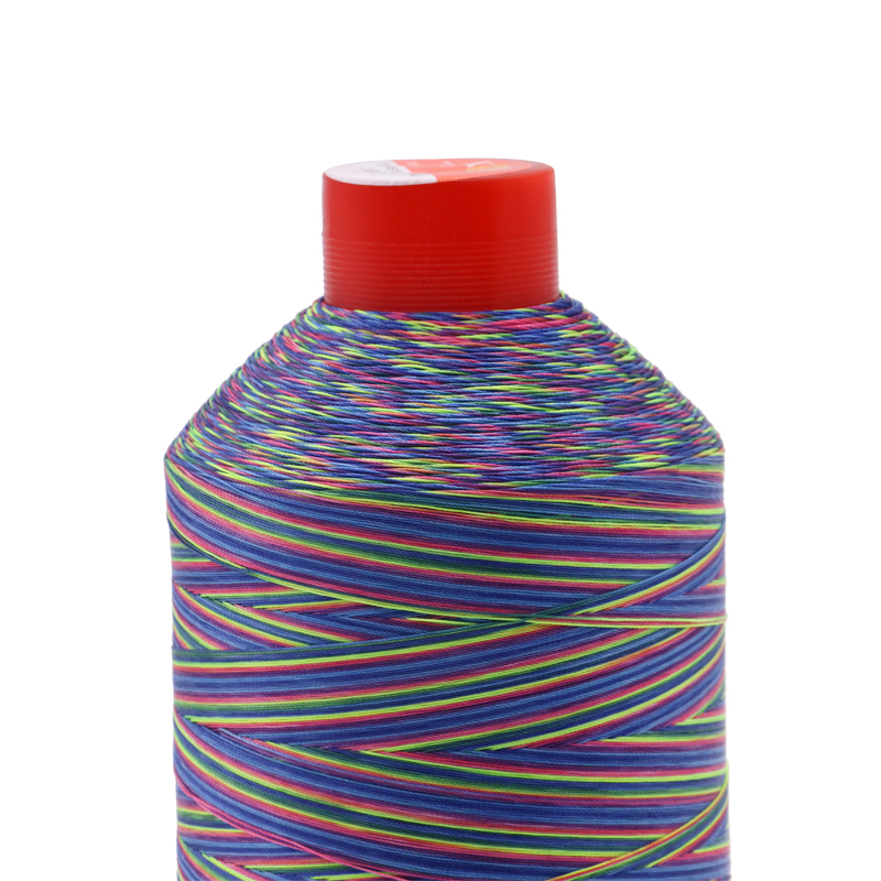 Customized Multicolor 150D/3 Tex45 Pattern Nylon Bonded Thread 250g High Tenacity