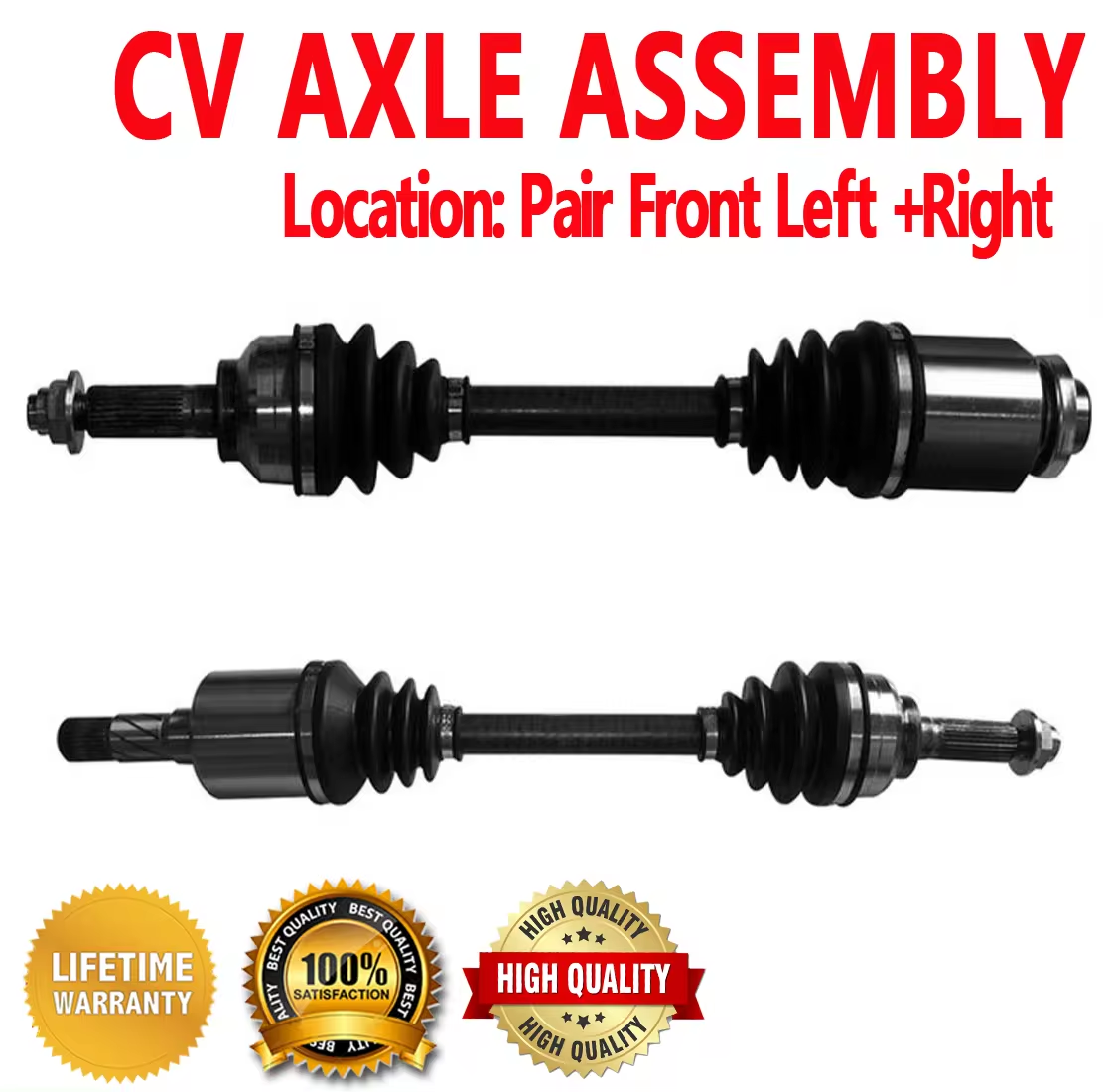 KAWA LH Axle Drive Shaft Cv Joint Kit Steel OEM 68004081AA Compatible With 2007 2011 JEEP WRANGLER JK MODEL
