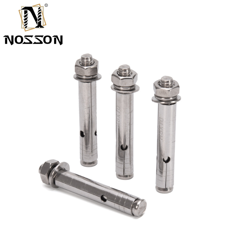 5/16IN Diameter Stainless Steel Color Zinc Plating Yellow Galvanized Carbon Steel Class 4.8 8.8 10.9 12.9 Anchors for Durable