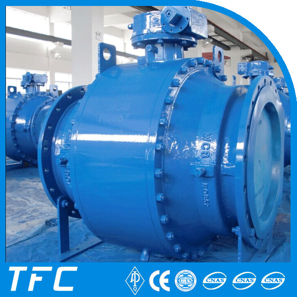 Buy API 6D 3pc trunnion mounted ball valve at wholesale prices