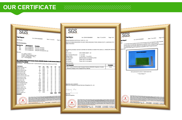 OEM ODM Soccer Field Artificial Grass Fire Resistant Environmental Friendly