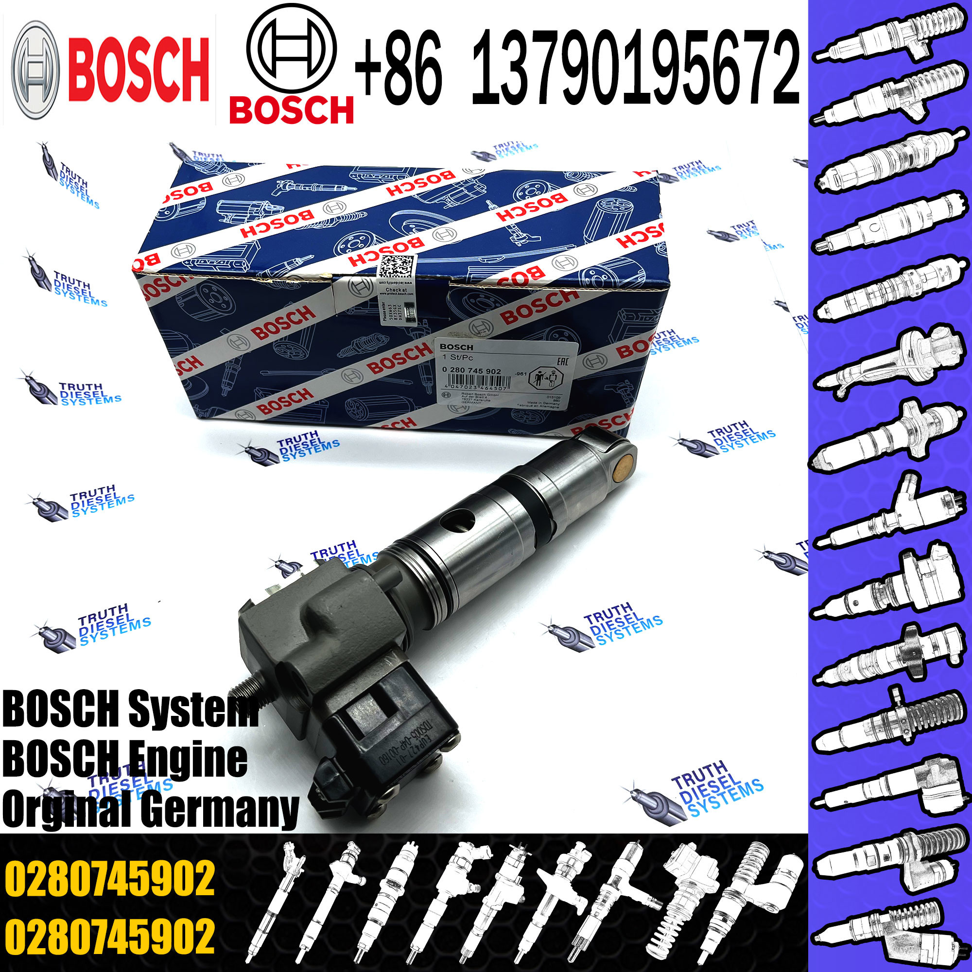 Fuel unit pump 0414799005 0414799025 0986445002 0986445102 5236338 5236658 280743402 0280745902 A0280743402 A0280745902