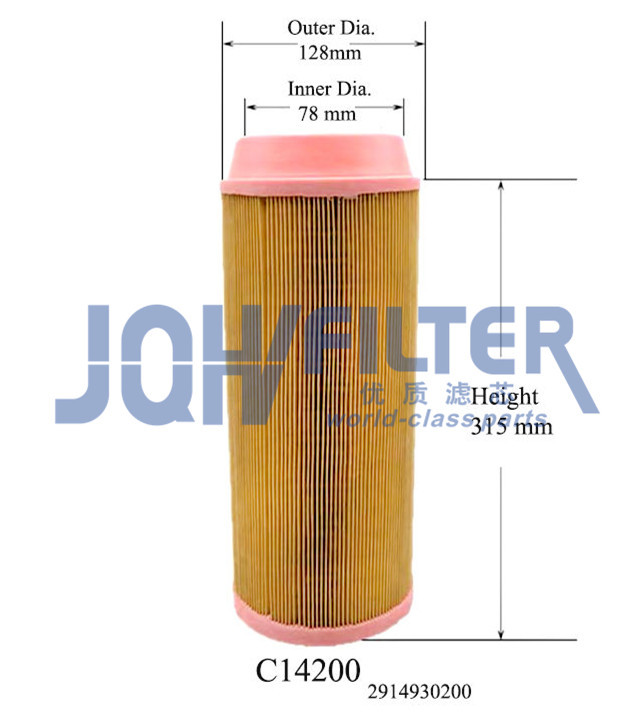 Air Filter 2914930200 2914930300 1604223000 C14200 CF200 5021188105 39588777 AF26389 AF26390