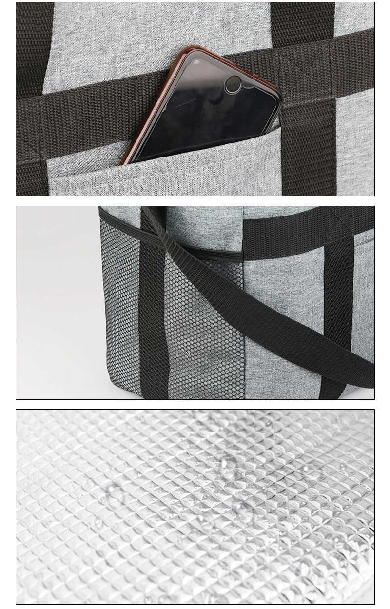 ISO Casual L40*D20cm Insulated Lunch Cooler Bags