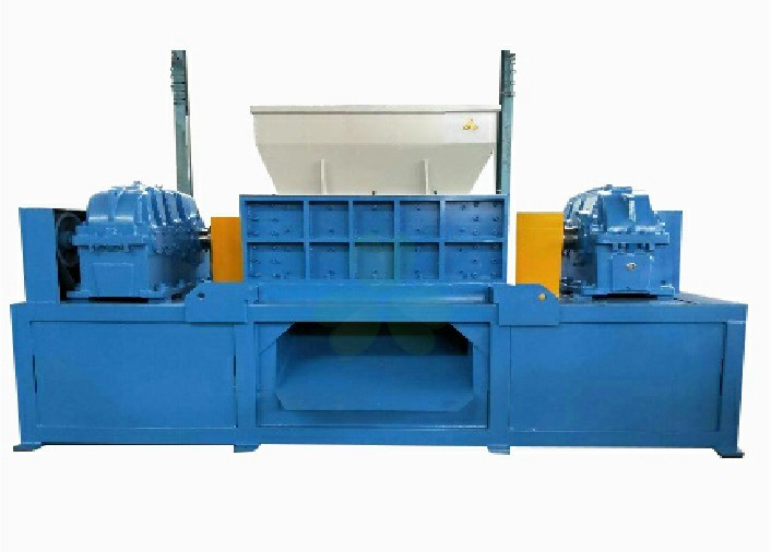 High Output Small Tire Shredder Tire Shredding Equipment Unique Knife Shaft Structure