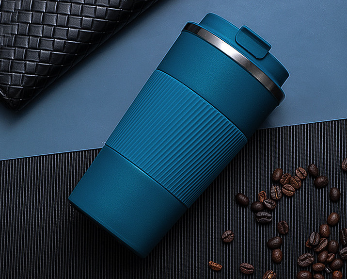 17oz Travel Coffee Mug With Lid Stainless Steel Insulated Reusable Coffee Tumbler Leak Proof Coffee Lovers Gifts