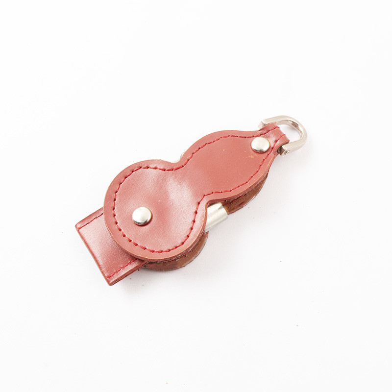 Metal 2.0 Leather USB Stick With Embossing / Laser / Print Logo 256GB 50MBS