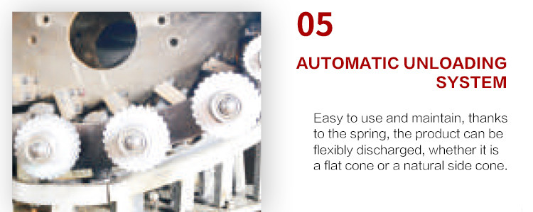 Multifuncional Sugar Cone Production Line With 61 Baking Plates