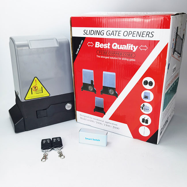 800kg Garden Automatic Sliding Gate Opener Motor Galvanized PVC Coated