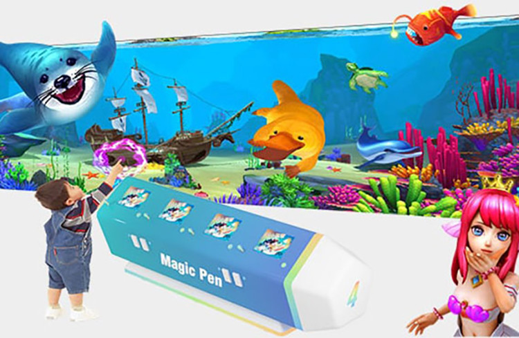 Theme Park Equipment Children AR Interactive Game Projection System Painting
