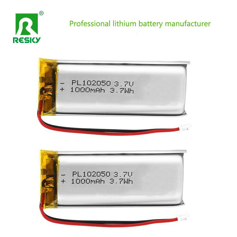 Power Lithium Battery Cell 102050 3.7v 1000mAh Rechargeable Lithium Polymer Battery Cell