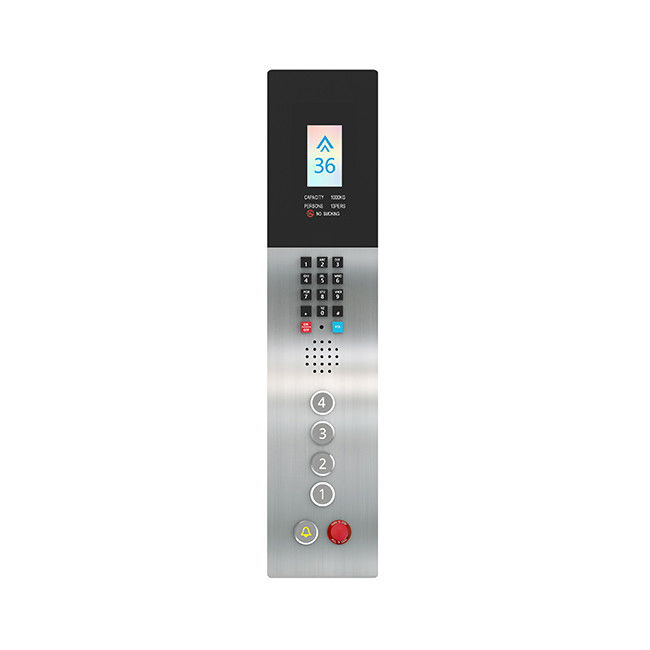 24V Elevator Accessories Cop Panel Lift Elevator Cop Lop With Square Button