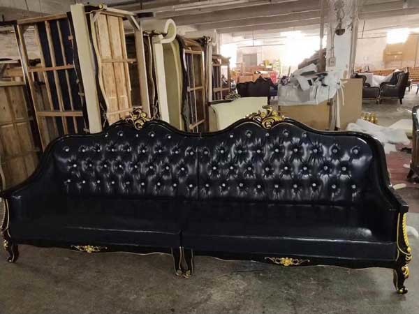 FRP Frame Leather Club Sofa Lounge Bar Classic Corner Disco Long Booth Sofa