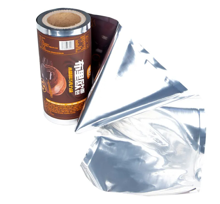 Custom Logo High Barrier Film Bopp/Cpp Roll Snack Biscuit Chips Packaging Film Bread Potato Chip Chocolate Bar Packing Film Roll