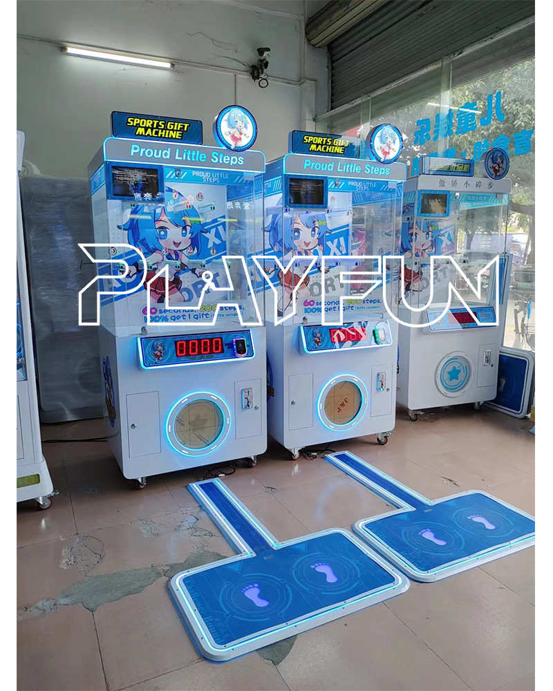 coin operated proud litter steps mini steppers running sports gift prize machine