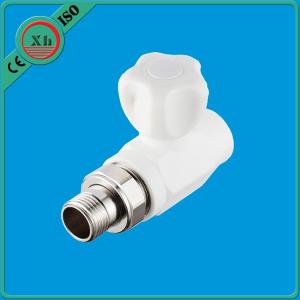 Quality White Straight Radiator Valves Smooth Internal Surface For Drinking Water Supply for sale