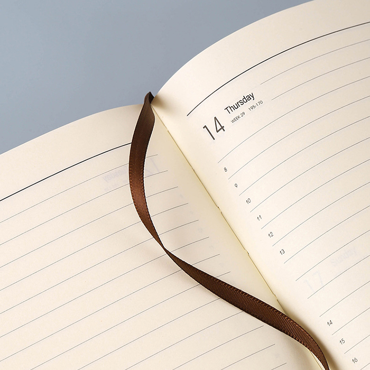 Efficiently Manage Your Time with 2022 A5 Time Management Kraft Notebook Customizable
