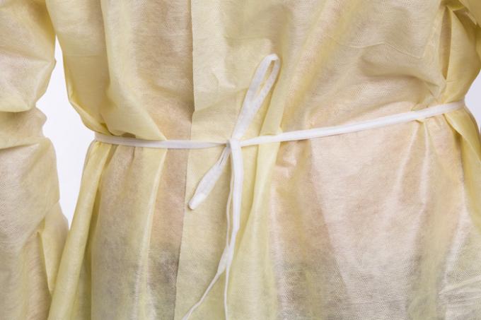 Anti Dust Disposable Isolation Gowns Eliminates Cross Contamination Size S-3XL