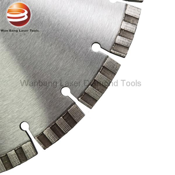 12/14/16 inch Laser Welded Diamond Blade With Array Pattern Turbo Segments for reinforced concrete