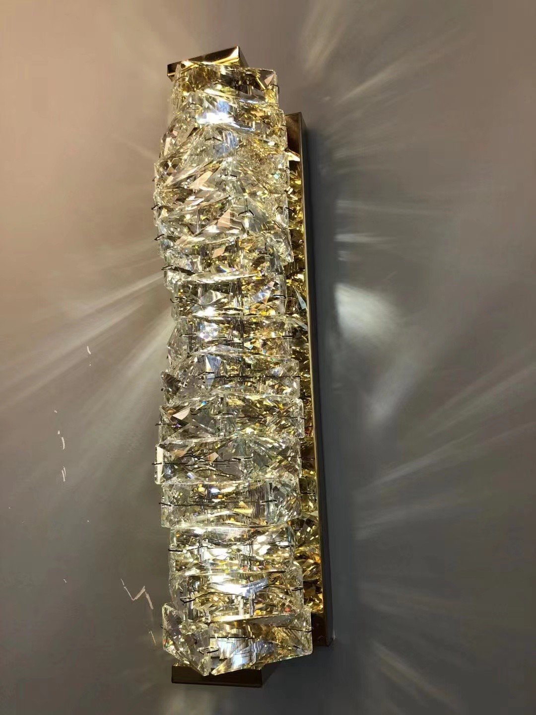 Crystal wall Lamp Hotel Led Brass Wall Lamp Bedroom Wall Reading Lights