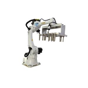 China Capacity Robotic Case Palletizer precision Robotic Palletizing System on sale